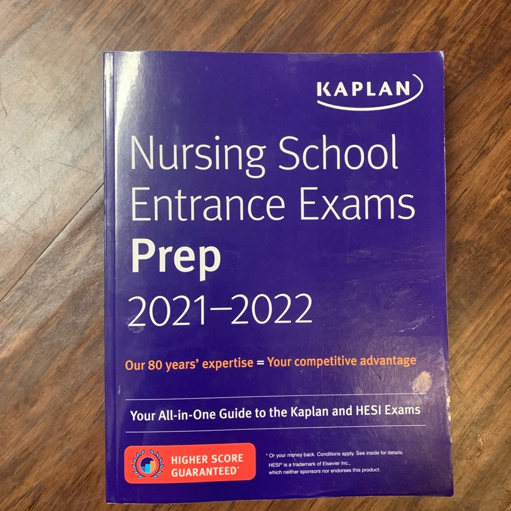 New Kaplan nursing entry exam book